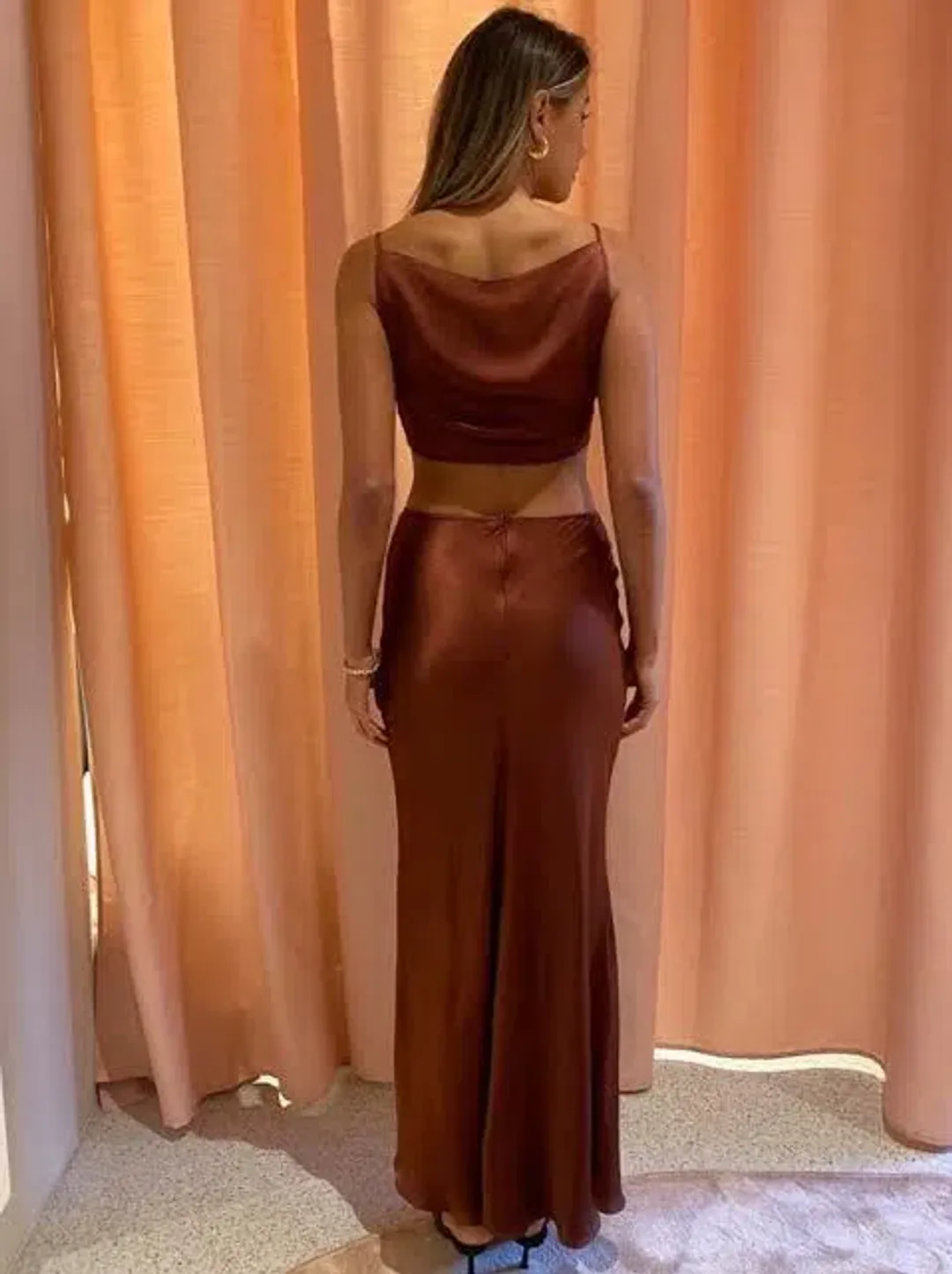 Bec & Bridge Midi Dress Red Size 8 for rent on The Volte - main image