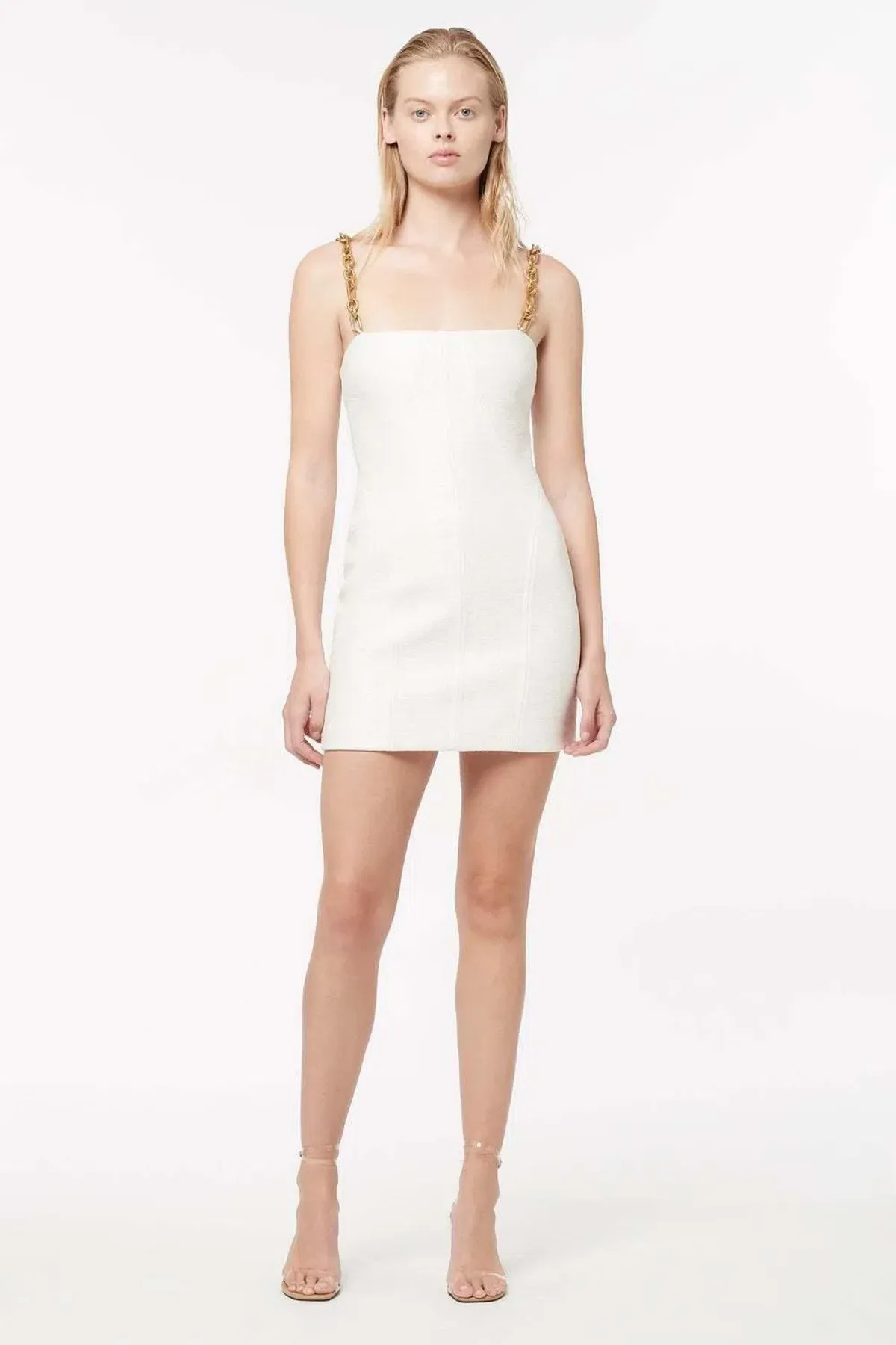 Manning Cartell- Canvas Raffia Chain Mini Dress Size 6 for rent on The Volte - main image