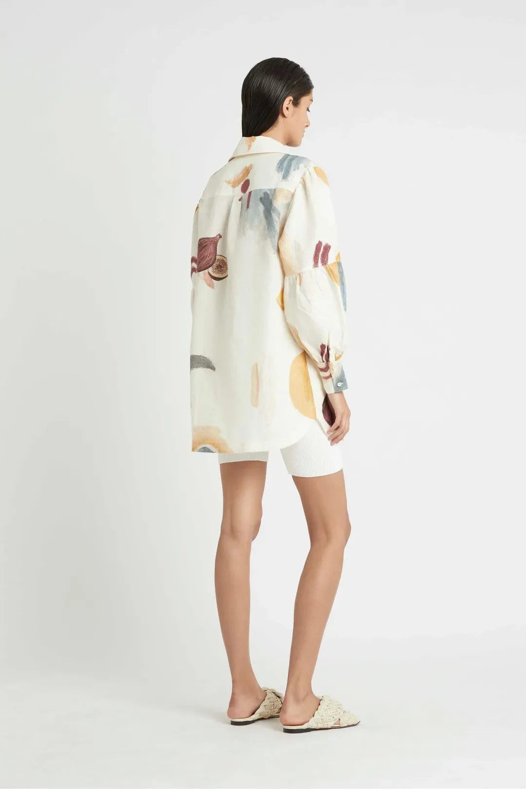 Sir The Label Martine Shirt Dress - PRINT Size 6/0 for rent on The Volte - main image