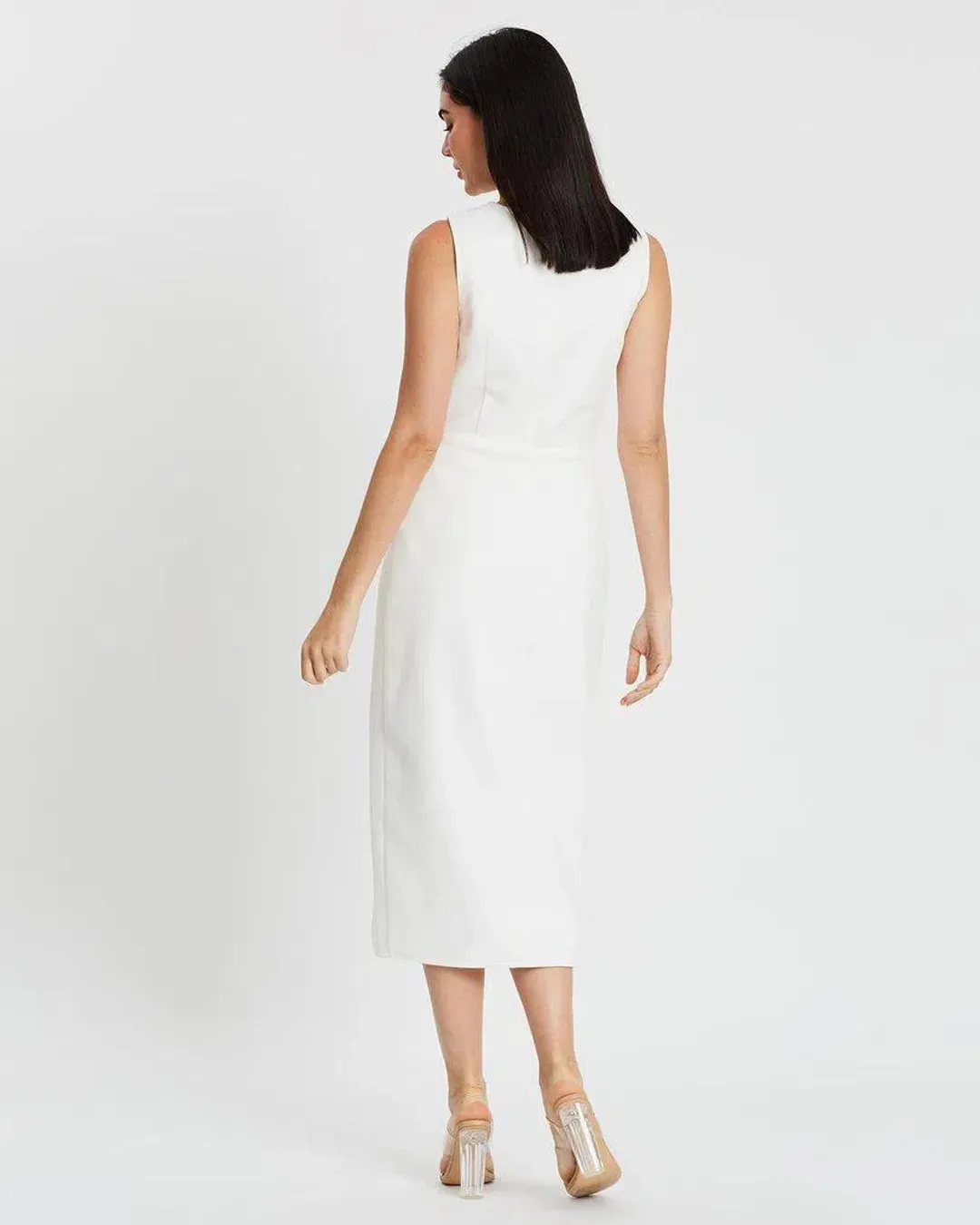 Derma Department Zèline Midi Dress White Size 6 for rent on The Volte - main image