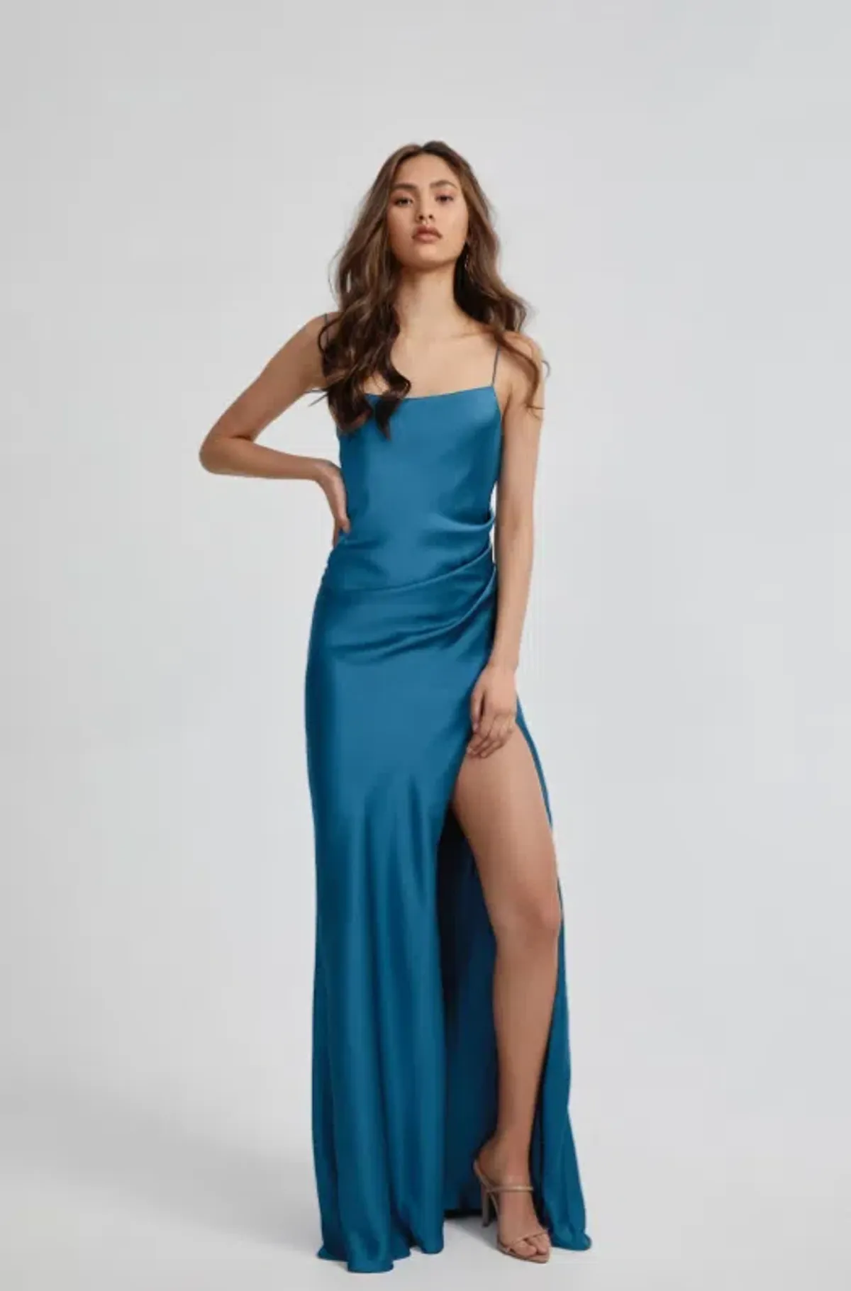 Lexi Romy Dress - Teal  size S-M for rent on The Volte - main image