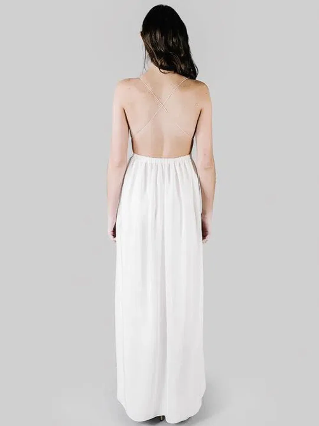 Natalie Rolt white linen dress for rent on The Volte - main image