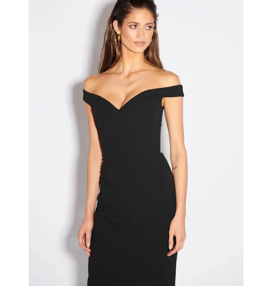 Effie Kats AAMI Midi Dress Black Size AU 10 for rent on The Volte - main image