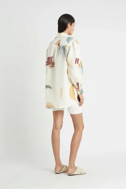 Sir the Label Martine Shirt Dress Print Size 2 / AU 10 for rent on The Volte - image 3