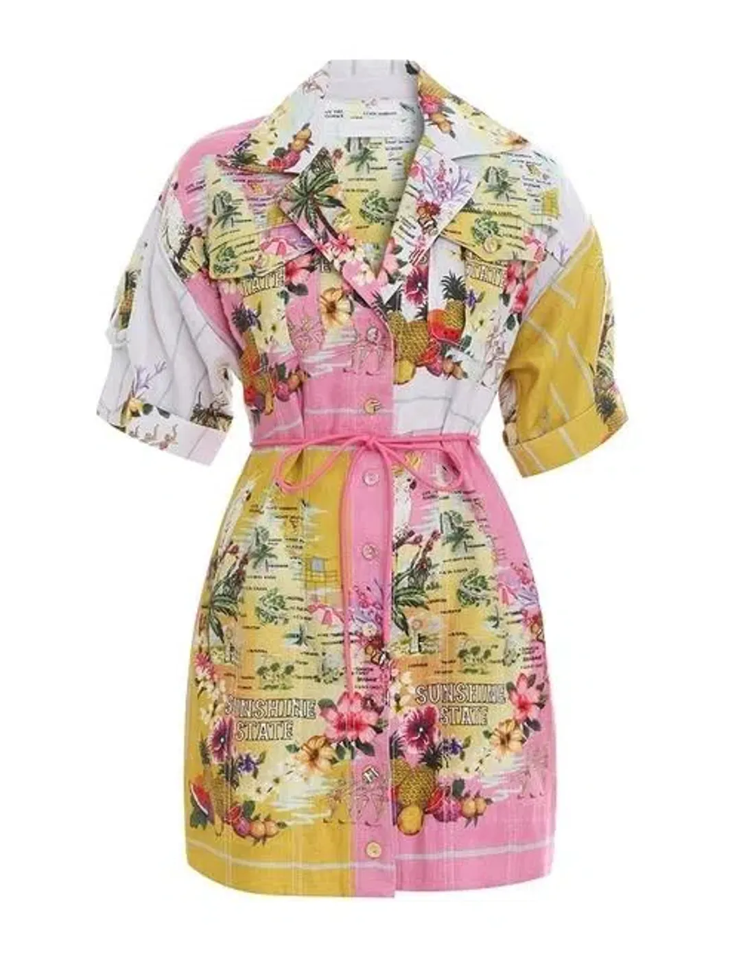 Zimmermann Nina Safari Mini Dress Size 8 for rent on The Volte - main image