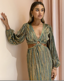 Suboo Ana Cut Out Maxi Dress for rent on The Volte - image 4