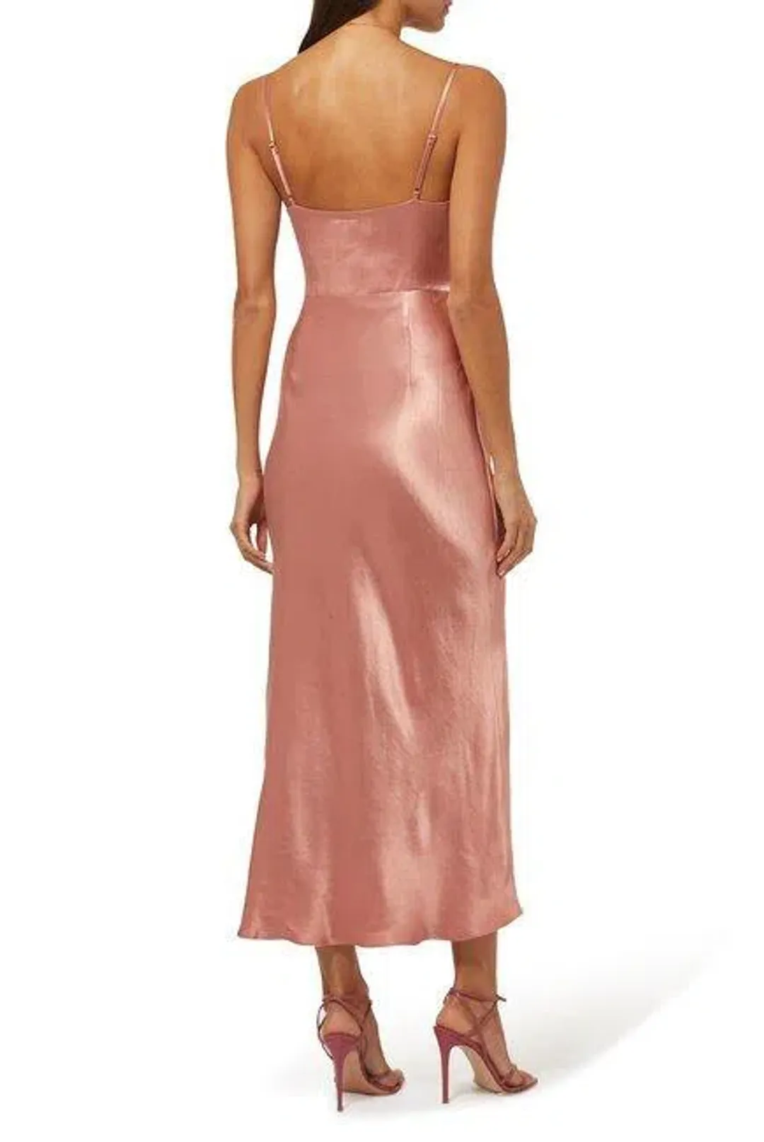 Eloise Lace Up Midi Dress for rent on The Volte - main image