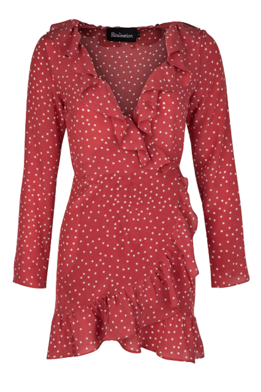 Realisation Par The Alexandra Mini Dress Red Star Size 6 for rent on The Volte - main image