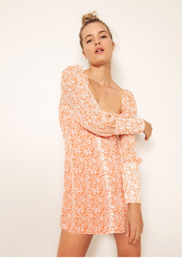 The East Order Peaches Mini Dress Orange Size 8 for rent on The Volte - image 4