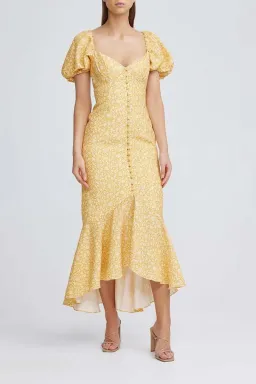 SIGNIFICANT OTHER JACINTA DRESS IN CHAMPAGNE PANSY for rent on The Volte - image 1
