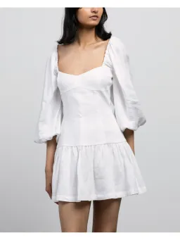 Bec & Bridge Henriette Mini Dress in White Size AU 6 for rent on The Volte - image 2