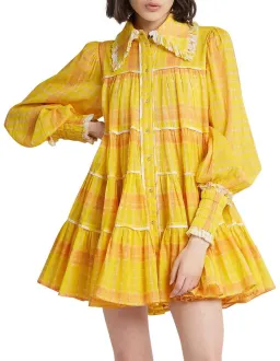 Aje Wilderness Smock Dress Print Size 6 for rent on The Volte - image 4