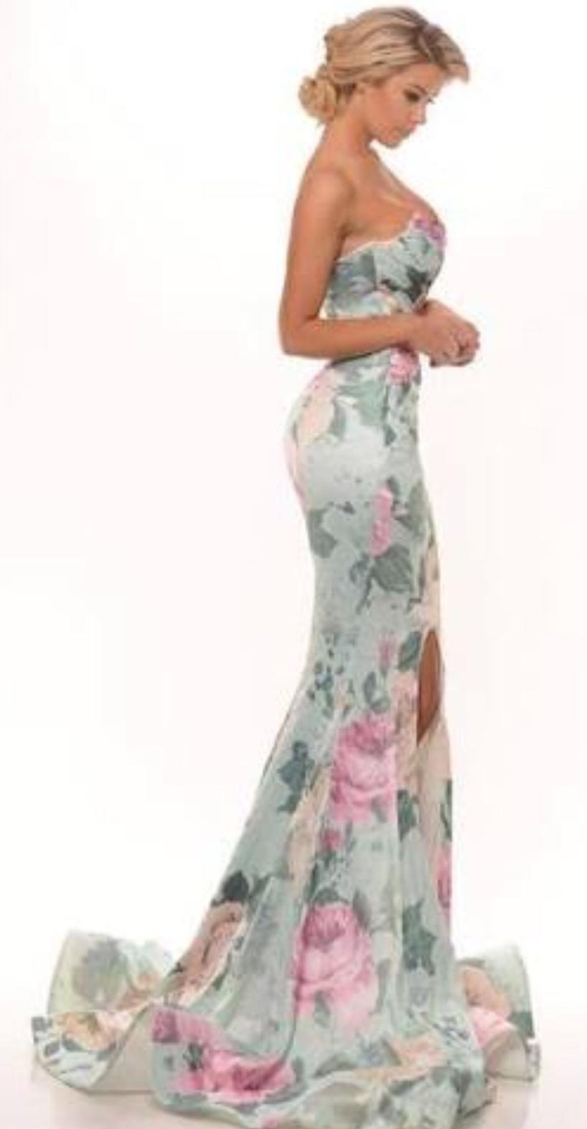 PORTIA & SCARLETT STELLA FLORAL GOWN for rent on The Volte - main image