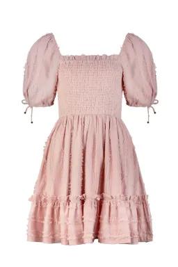 Tigerlilly Okimi Loulou Mini Dress Pink Size 10  for rent on The Volte - image 2