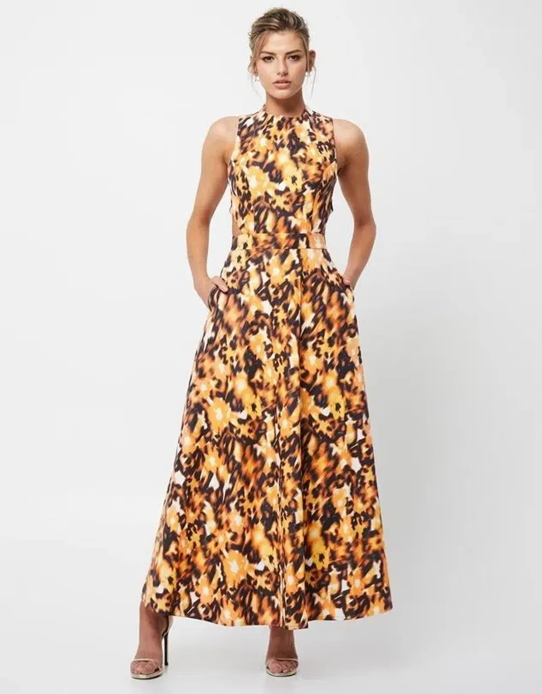 Mossman Inner Guidance Maxi Dress Print Size 10  for rent on The Volte - main image