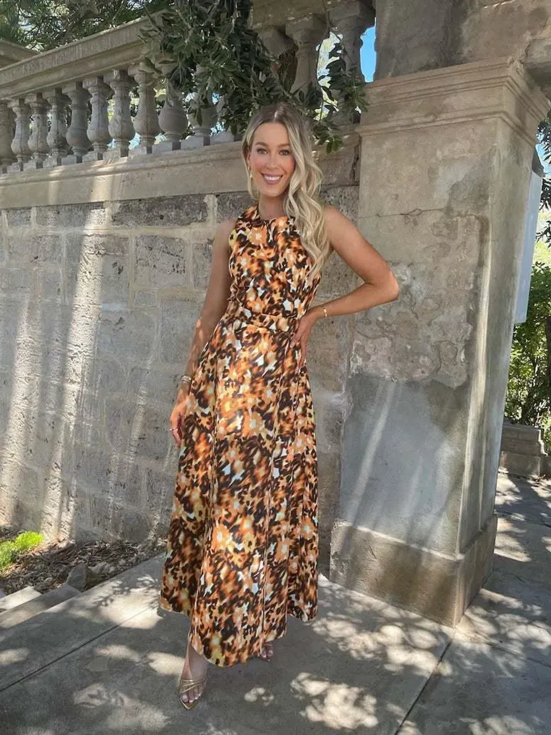 Mossman Inner Guidance Maxi Dress Print Size 10  for rent on The Volte - main image