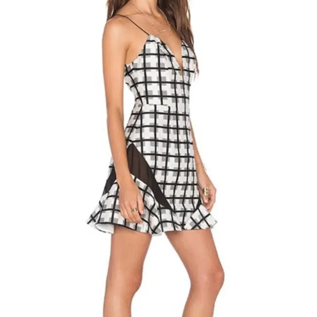 NBD Daylight Bliss Mini Dress Print Size 10  for rent on The Volte - main image