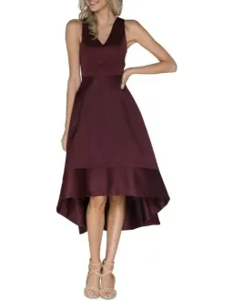 Pilgrim Kiara Dress Burgundy Size 10  for rent on The Volte - image 1