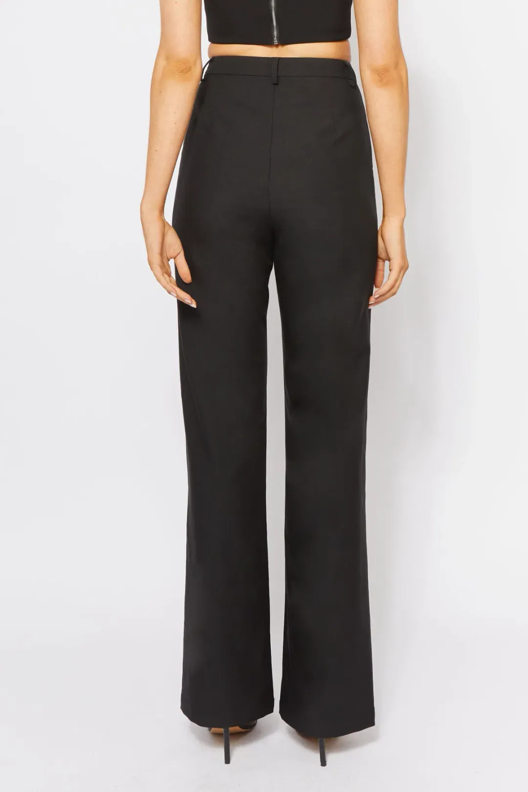 Bianca and Bridgett Cartia Crop and Pants Black Size 8 for rent on The Volte - main image