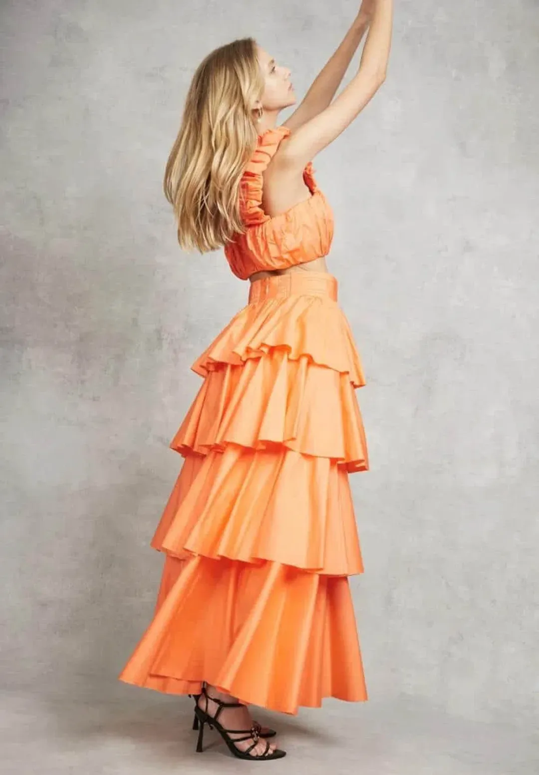 Aje Medina Two Piece Orange Set Size 6 for rent on The Volte - main image