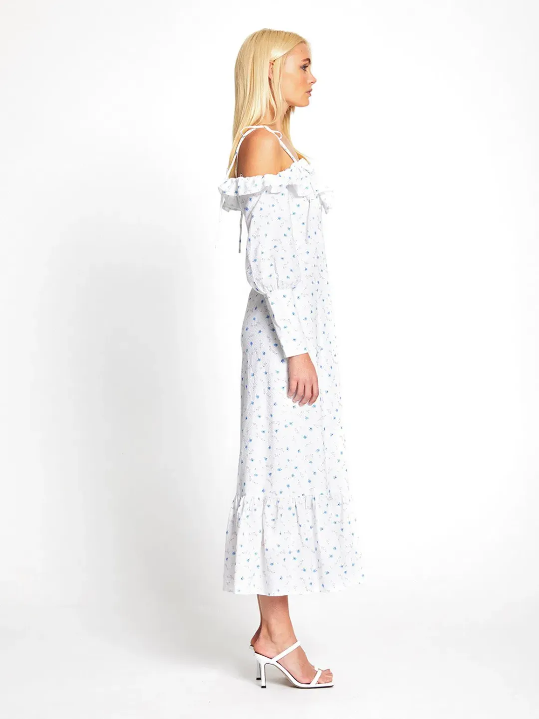 Alice McCall Limonata Midi Dress Porcelain Size 14 for rent on The Volte - main image