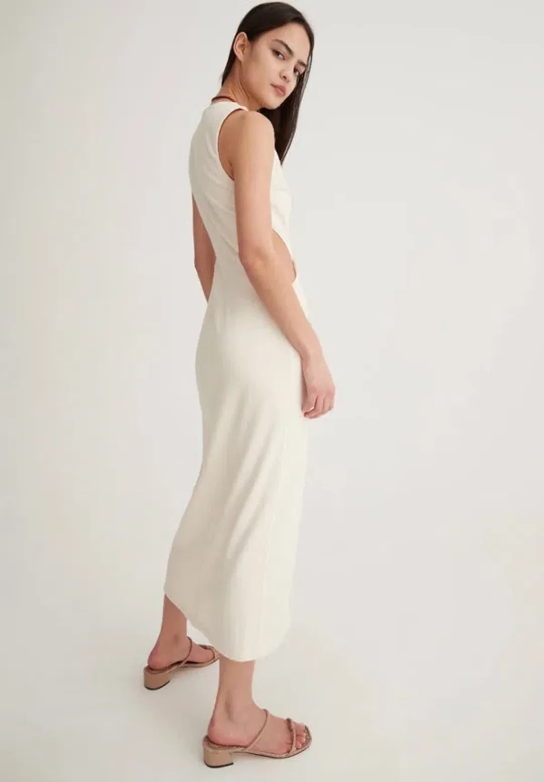 Hansen & Gretel Zenith Dress Sand Size 6 for rent on The Volte - main image