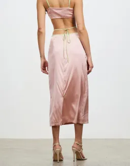 Hansen & Gretel Cali Top and Mariika Skirt Set Blush Size 8 for rent on The Volte - image 4