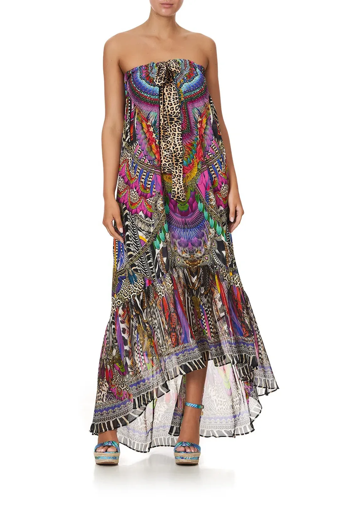 Drop Shoulder Flared Camilla Dress  for rent on The Volte - main image