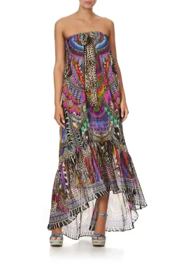Drop Shoulder Flared Camilla Dress  for rent on The Volte - image 3