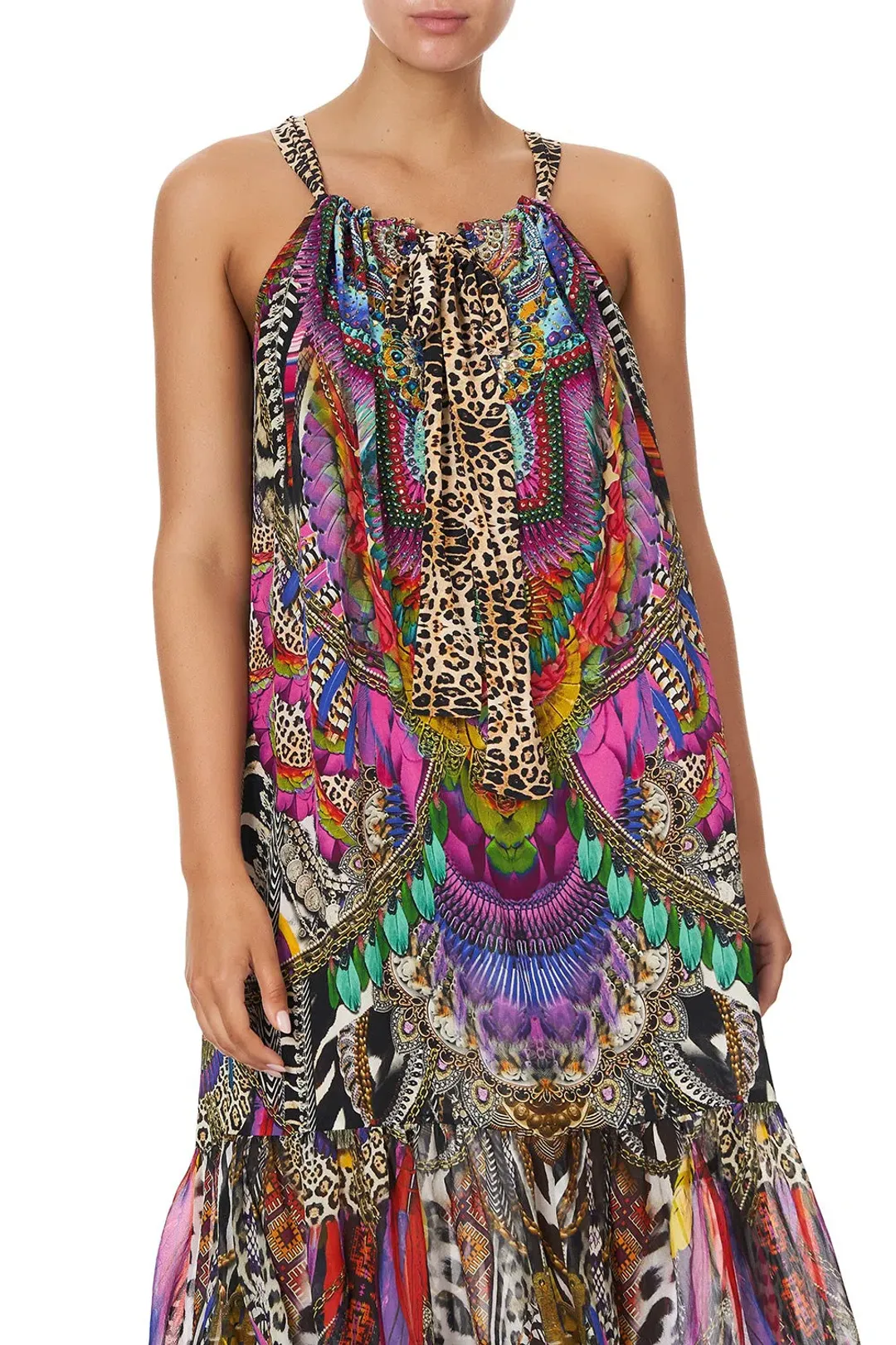 Drop Shoulder Flared Camilla Dress  for rent on The Volte - main image