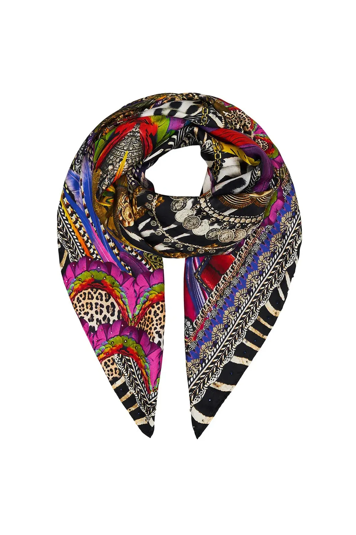 Camilla Guardians of the Sun Large Square Scarf Print for rent on The Volte - main image