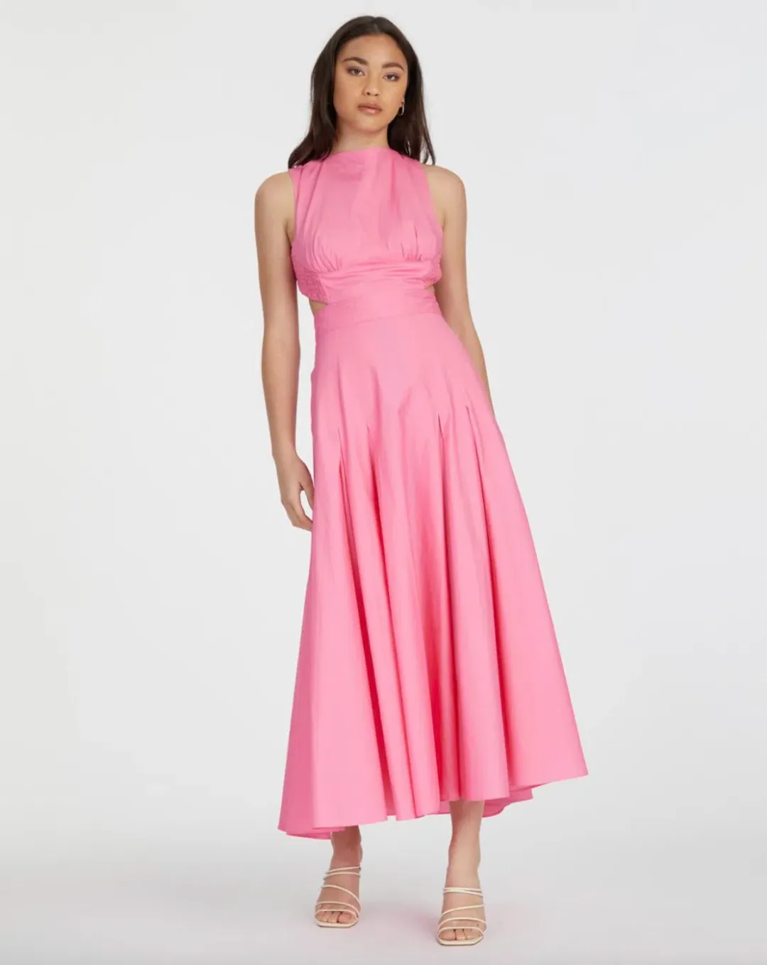 Camilla and Marc Vanderlin Maxi Dress Pink Size 6 for rent on The Volte - main image