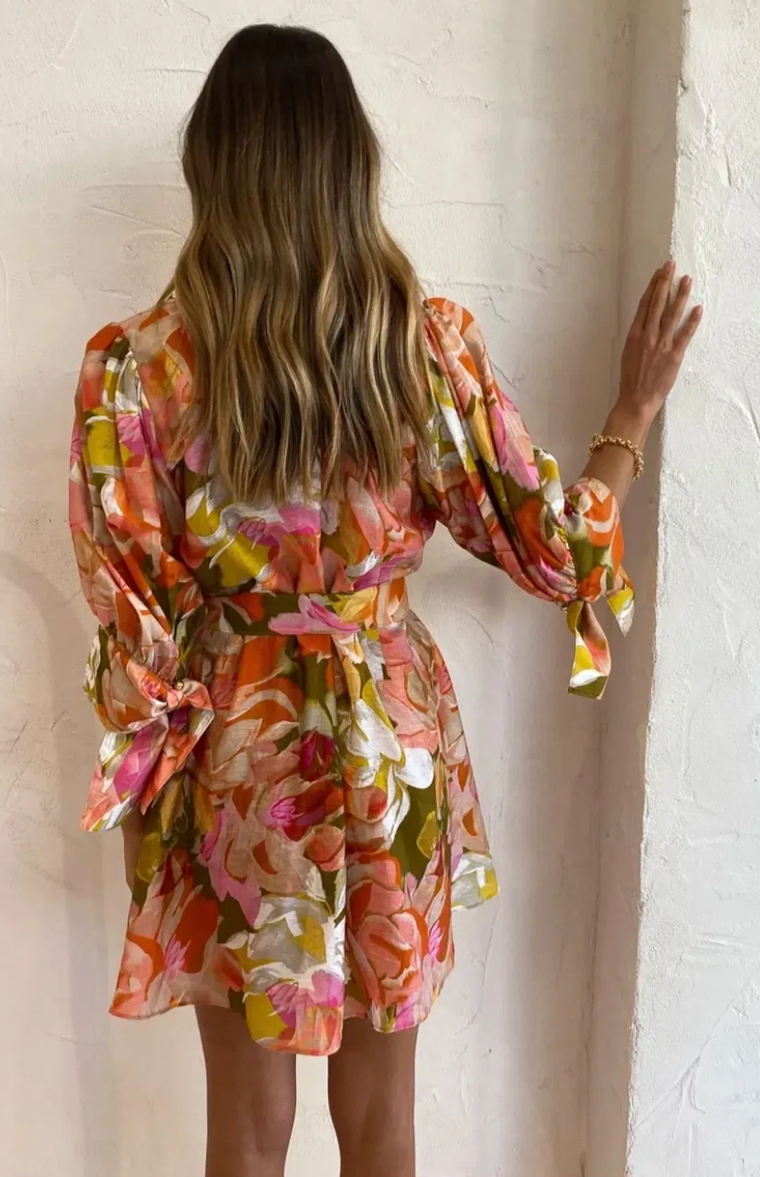 Acler Hendrix Dress Print Size 6 for rent on The Volte - main image