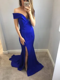 Jadore JX003 Gown Blue Size 10  for rent on The Volte - image 3