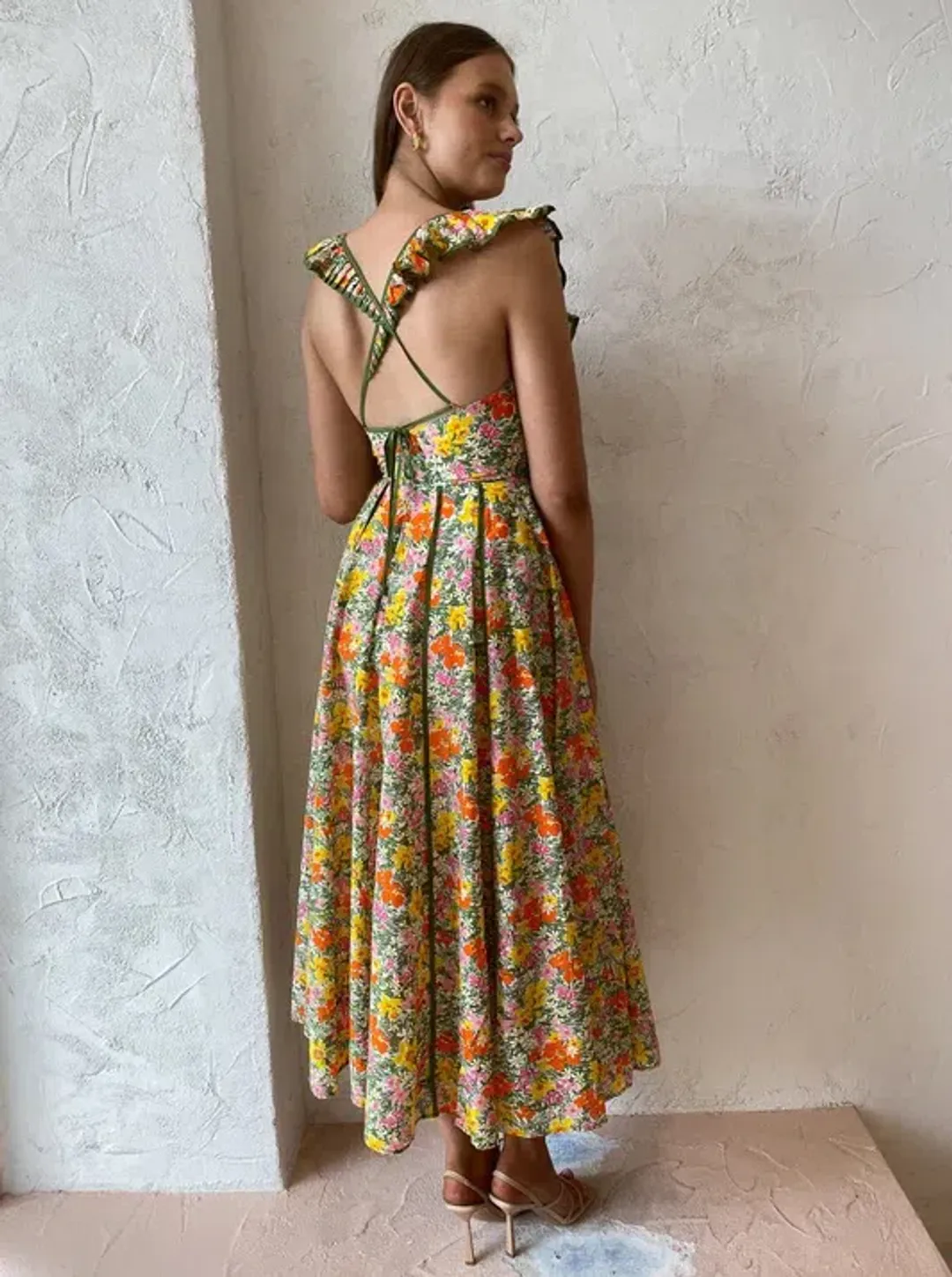 Alemais - Cabana Print - Midi Dress - Size 14 for rent on The Volte - main image