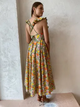 Alemais - Cabana Print - Midi Dress - Size 14 for rent on The Volte - image 4