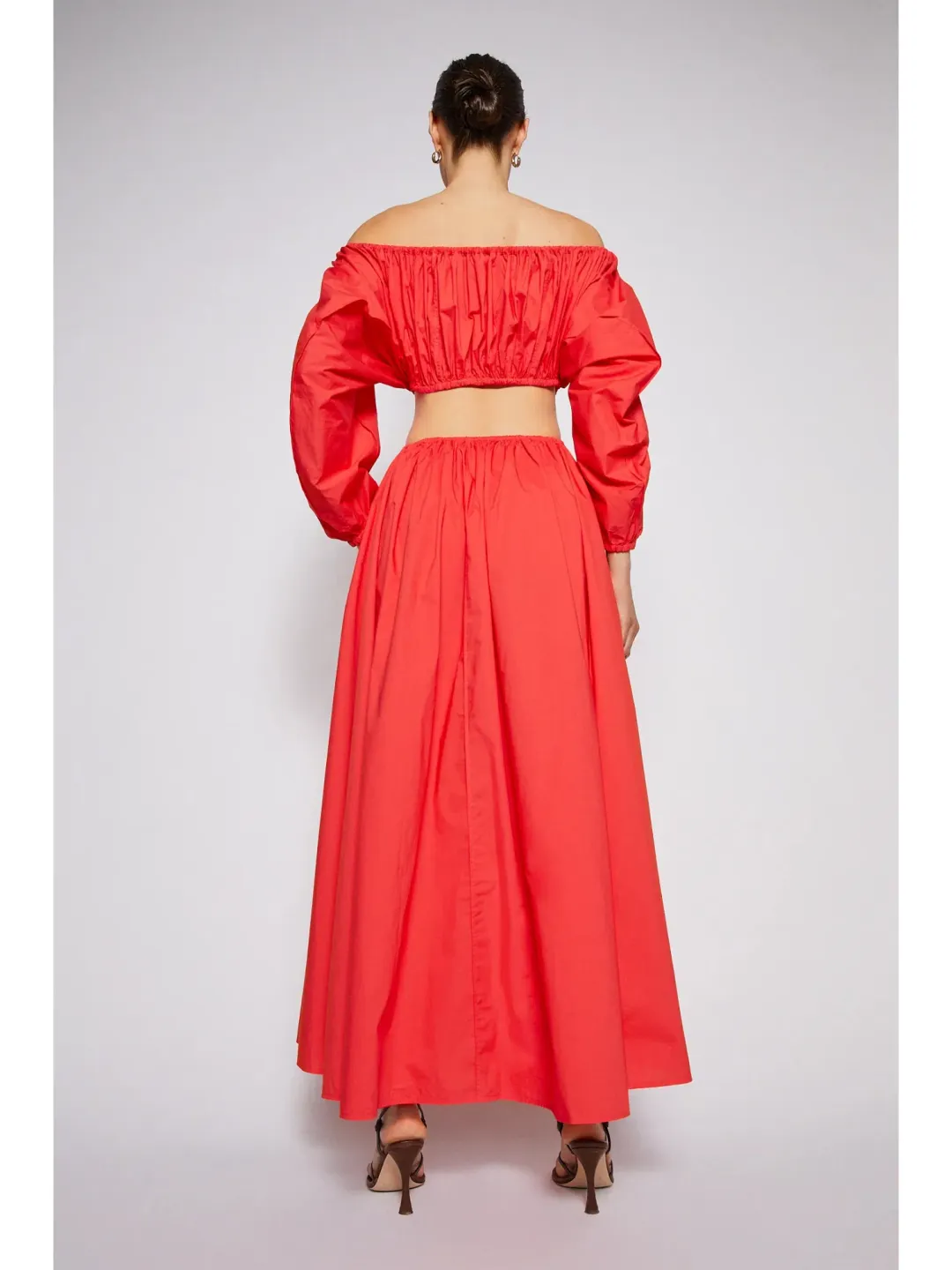 Scanlan Theodore Parachute Cotton Gather Dress Poppy Size AU 10 for rent on The Volte - main image