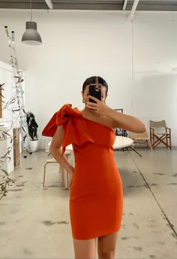 Mossman On The Low Mini Dress Orange Size 8 for rent on The Volte - image 5