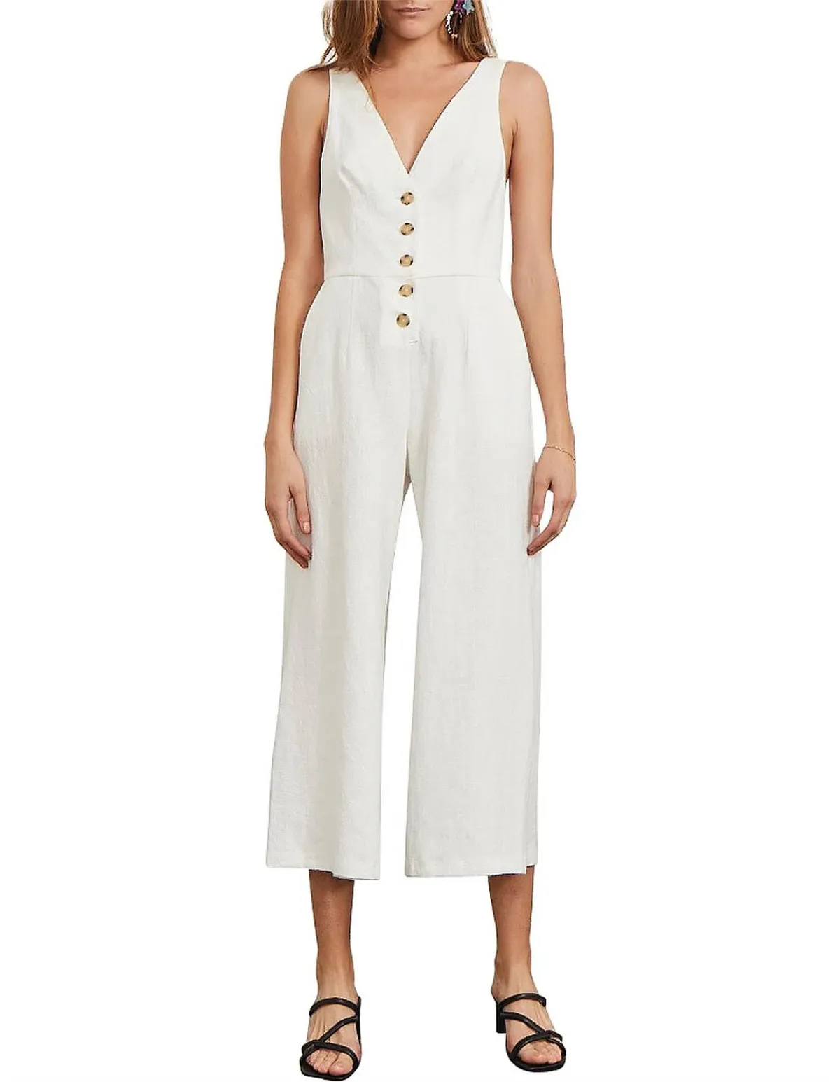 Bec and bridge Natural Woman Jumpsuit White Size 8 for rent on The Volte - main image