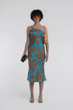 Arthur Bias Ring Dress Hawaii Print Size 8 for rent on The Volte - image 1