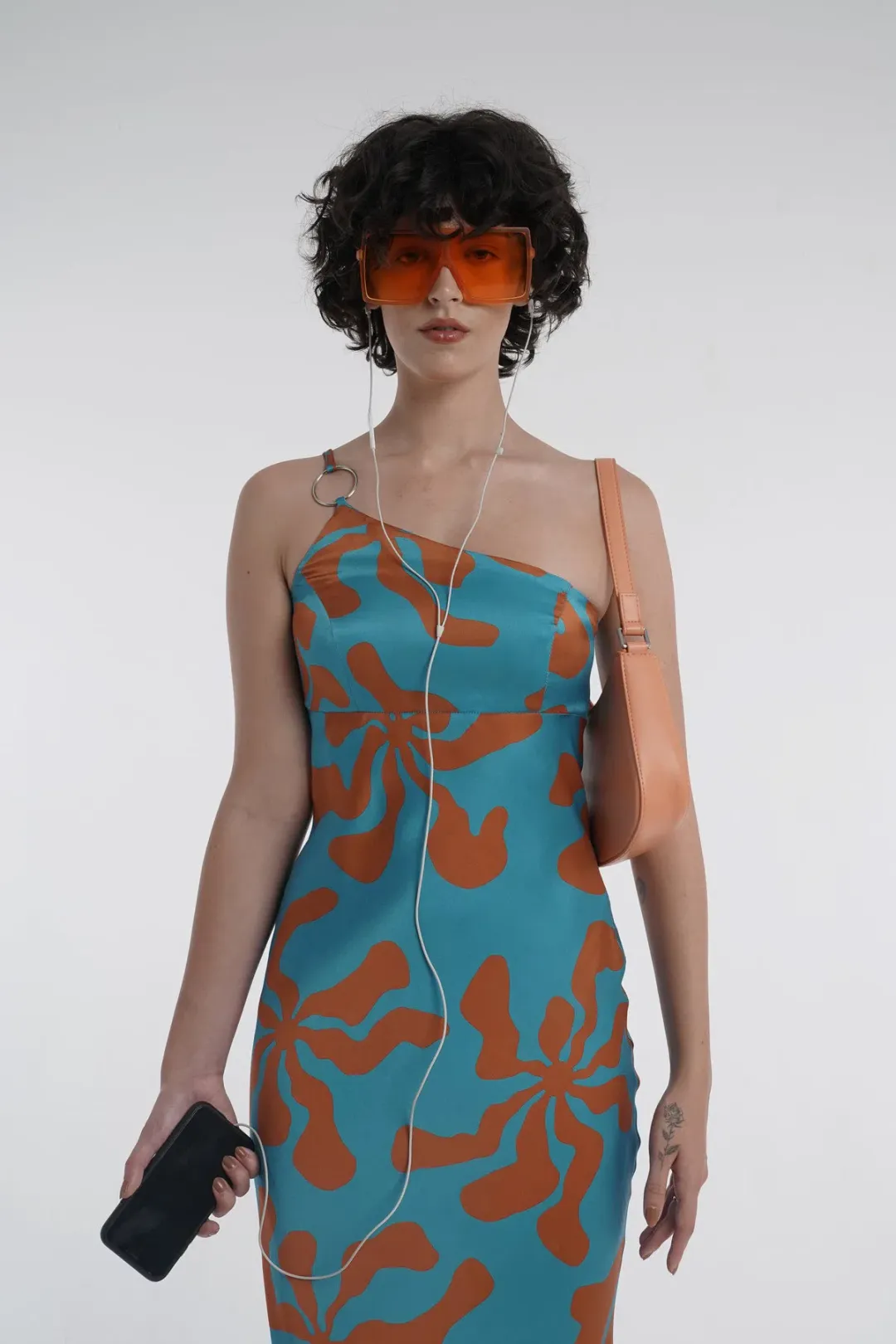 Arthur Bias Ring Dress Hawaii Print Size 8 for rent on The Volte - main image