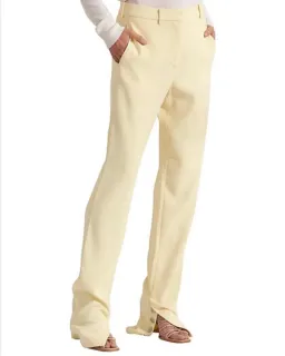 Dion Lee Cady Vented Trouser Yellow Size AU 6 for rent on The Volte - image 3