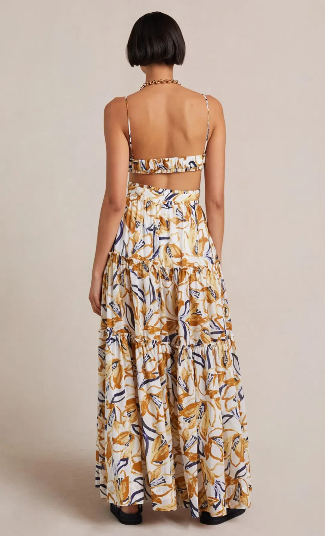 Bec & Bridge Eugenie Maxi Dress Print Size 10 for rent on The Volte - main image