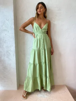 Hansen & Gretel Roberta Dress Green Size 8 for rent on The Volte - image 3