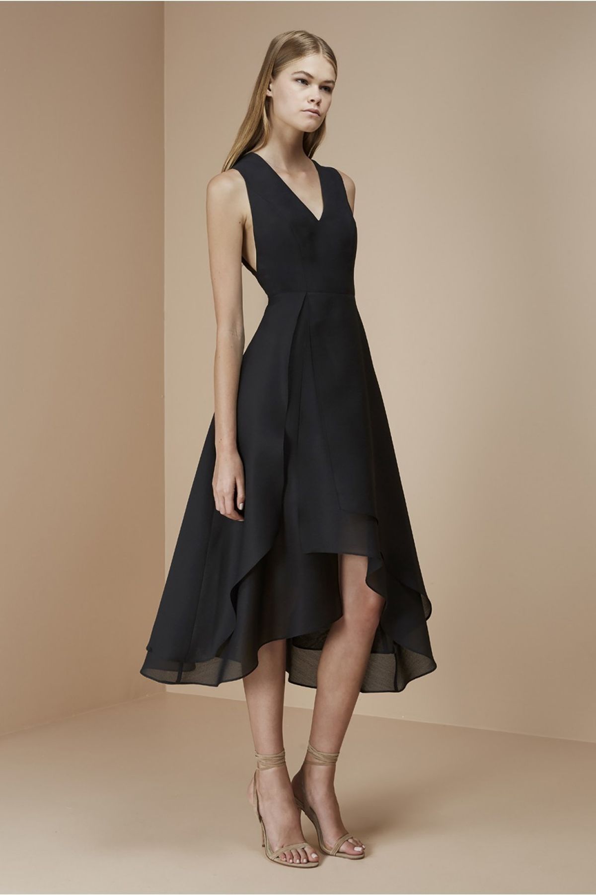 Keepsake All Yours Midi Dress Black size 8 for rent on The Volte - main image