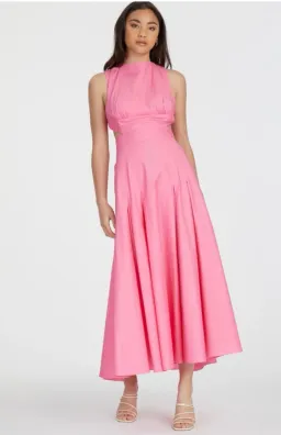 Camilla and Marc Vanderlin Maxi Dress Pink Size 10 for rent on The Volte - image 1