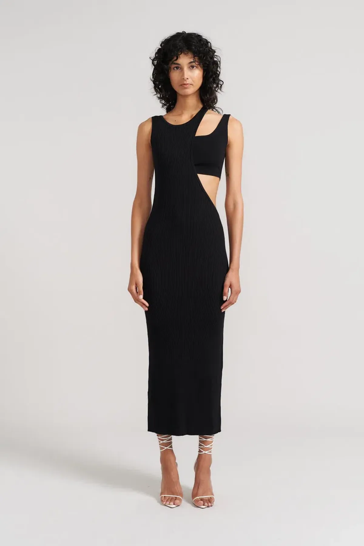 Henne Olympia Dress Black Size 8 for rent on The Volte - main image
