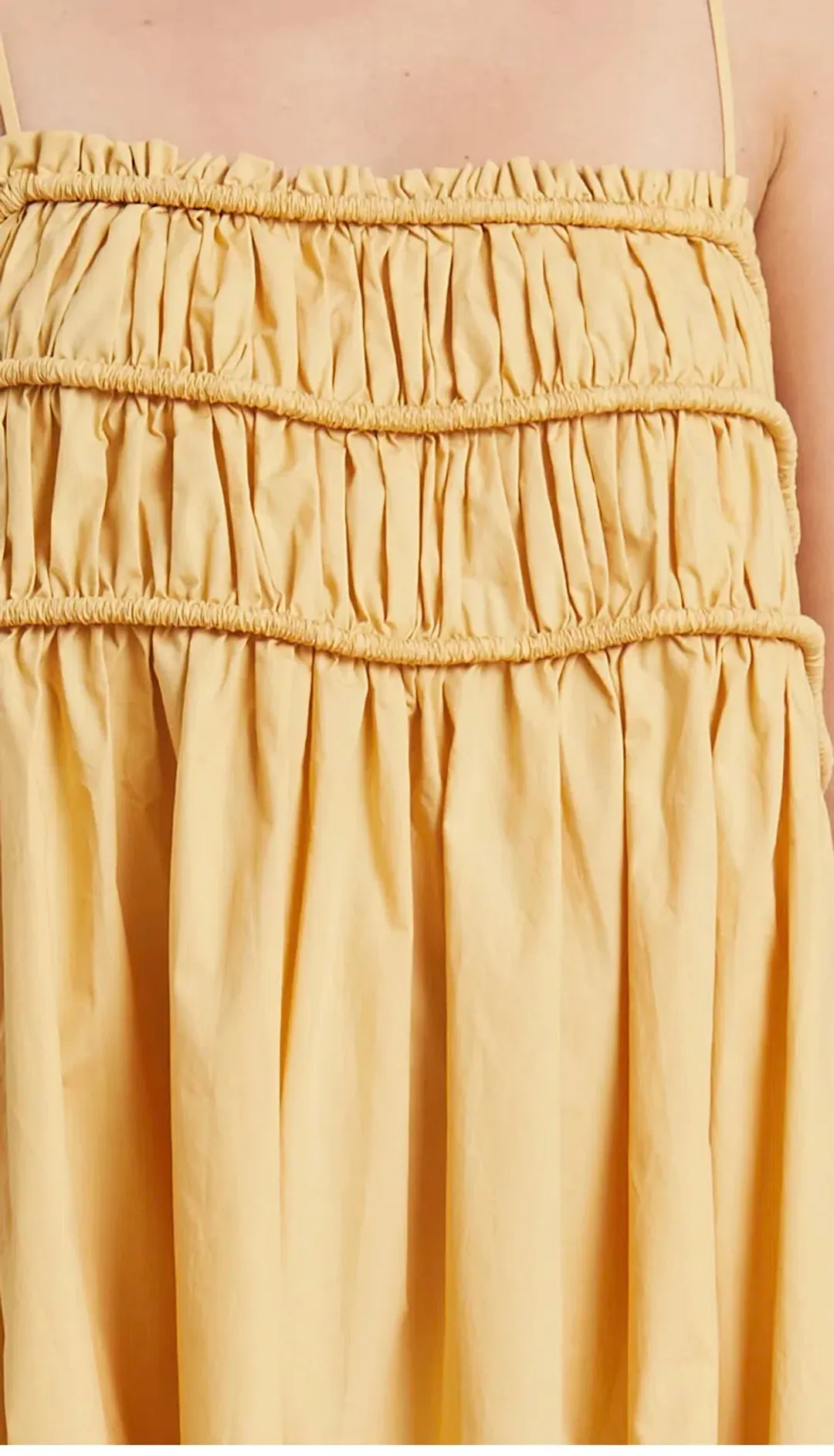 Bec & Bridge Eli Mini Dress Yellow Size 10  for rent on The Volte - main image