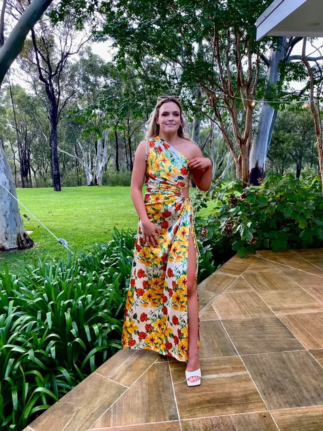 Sonya Moda Nour Maxi Dress Yarden Floral Size 10 for rent on The Volte - main image