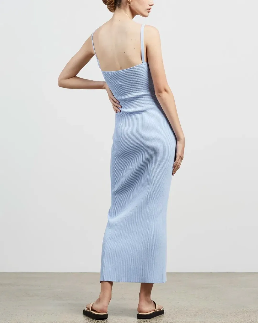 Bec & Bridge Lola Midi Dress Blue Size 12 for rent on The Volte - main image